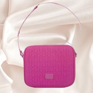 MICHAEL Michael Kors IPad/Tablet/Mini Laptop Neoprene Pink Crossbody Bag